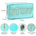 thumbnail image 2 of Bolsa de cosméticos Aileam Nylon Preppy Makeup, impermeable, 4 unidades, 2 of 7