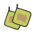 thumbnail image 1 of Carolines Treasures BB7797PTHD Lincoln Longwool Mouton Vert Paire de Porte-Pots, 1 of 1