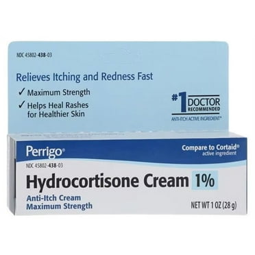Perrigo Hydrocortisone Cream 1% Topical Cream - Pack of 2