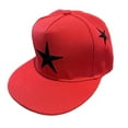 thumbnail image 3 of Kids Baseball Cap with Star Embroidery Short Brim Dome Hat for Ages 3-8, 3 of 5