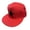 Red, variant on Hats 3 8 Years Old Kids Baseball Five Pointed Star Embroidery Boys Girls Short Brim Dome Cap For Daily Wear White Hat
