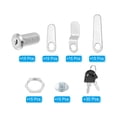 thumbnail image 3 of Uxcell Keyed Alike Cabinet Locks 1-1/2 Inch with Key for RV Drawer Storage, Silver 15 Pack, 3 of 8