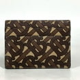 thumbnail image 1 of Pre-Owned BURBERRY TB Business Card Holder Pass Case Holder/Card Leather Men's... (Good), 1 of 11