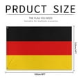 thumbnail image 3 of German Germany Flag 4x6 Ft Outdoor Double Sided German Country Flag Polyester Cloth with 2 Brass Grommets, 3 of 8