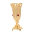 thumbnail image 4 of Florero dorado, florero decorativo elegante, regalos de inauguración de la casa, maceta, florero pequeño para flores, estantería, decoración del hogar, 4 of 9