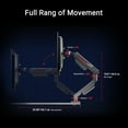 thumbnail image 5 of ASUS ROG Ergo Monitor Arm (AAS01) - Monitor Mount with Cable Management, Ergonomic, Pivot, Swivel, Height Fully Adjustable, Clean Desk Setup, up to 39 inches*,23lbs*, VESA 100x100, Mechanical Spring, 5 of 5