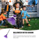 thumbnail image 5 of Halloween Party Cosplay Witch Broom Props Suministros de halloween Propiedad de actuación de escena, 5 of 8