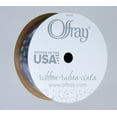 thumbnail image 6 of (2 pack) Offray Ribbon, Navy 7/8 inch Silver Stars Satin Ribbon, 9 feet, 6 of 11