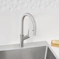 thumbnail image 4 of Urbena Pull-Down Dual-Spray Kitchen Faucet - Classic Steel, 4 of 5