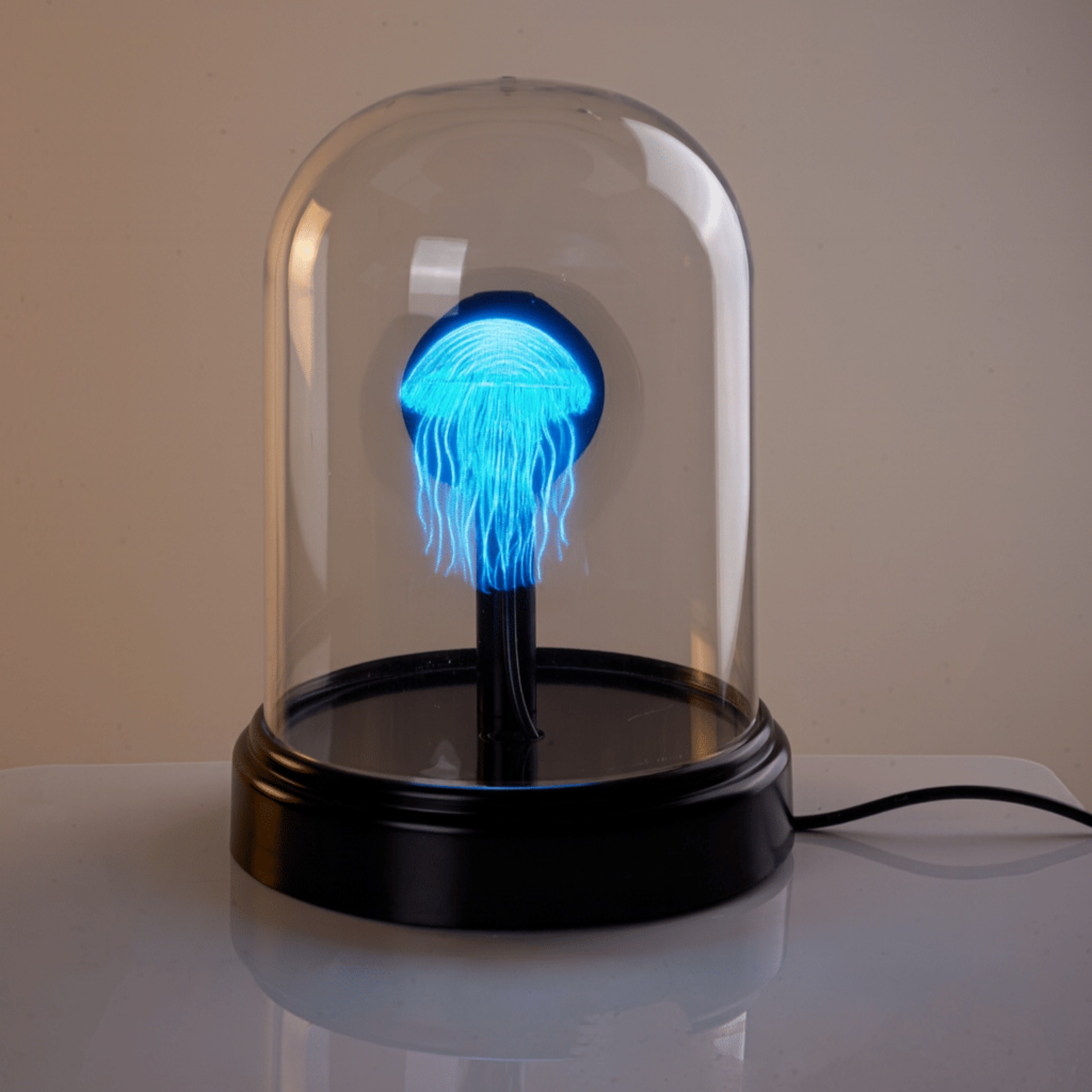 3D Video Player, 3D Holographic Projection Lamp, LED Night Light, Desk Lamp, with Remote Control, Equipped with TF Card, Built-in Speakers, Supports Uploading Custom Pictures and Videos