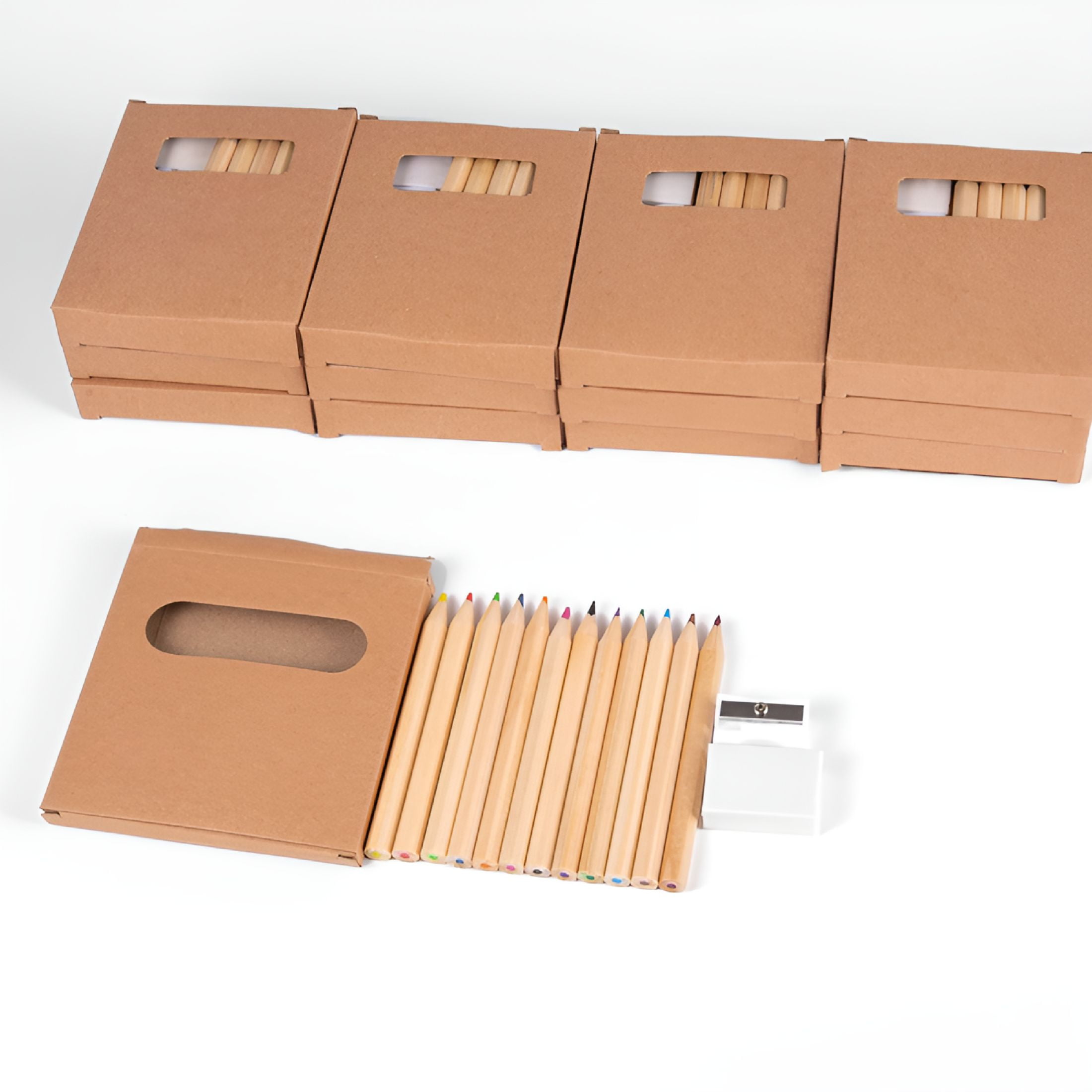 CCOCC 2026 New Mini Drawing Class Colored Pencil Set for Kids Back to School Supplies Portable Short Fat Pencils,Colored Pencils Bulk for Art,Drawing,Sketching,Crafts