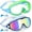 Blue & Green, variant on 2 Pack Kids Swim Goggles– Anti-Fog, UV Protection, No Leaking Seal & Wide View Lens for Ages 3-15 Boys Girls