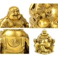 thumbnail image 2 of Nvzi Fengshui Buddha Statue for Lucky & Happiness God of Wealth,Brass Buddhist Statues (Medium), 2 of 2