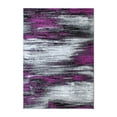thumbnail image 2 of Masada Rugs Modern Contemporary Area Rug, Purple Grey Black (6 Feet X 9 Feet), 2 of 6