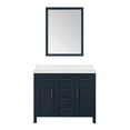 thumbnail image 1 of Ove Decors Tahoe III 42 in W x 21 in D Midnight Blue Single Sink Bathroom Vanity with Engineered Marble Countertop and Mirror, 1 of 19