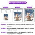 thumbnail image 5 of Hello Winter Abyssinian Welcome Snowy Night Watercolor Vintage Cozy Sherpa Blanket Cat Lover Kitten Owner Gifts Warm Soft Throw Blanket - 01011, 5 of 5