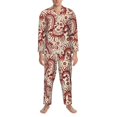 thumbnail image 3 of Fotbe Dragons1 Pijama de Hombre con Estampado de Manga Larga, Conjunto de 2 Piezas, Ropa de Dormir Suave y Cómoda con Bolsillos-XX-Large, 3 of 7