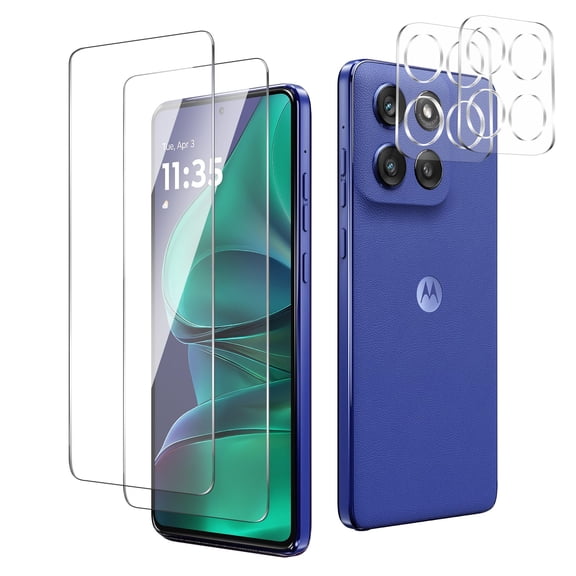 [2 2 Pack] HD Screen Protector for Motorola Moto G Stylus 2025, Tempered Glass Protective Film   Camera Lens Protector, Easy Installation,Bubble Free,Scratch-Resistant for Moto G Stylus 2025
