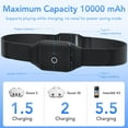 thumbnail image 4 of GAEKOL10000mAh Battery Pack Compatible with Meta Oculus Quest 3S/3/2 30W Fast Portable Charger USB C Power Bank with Belt Accessories for Quest 3 S/3/2/iPhone 16/15.Unique Gifts for Women&Men., 4 of 7