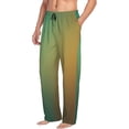 thumbnail image 6 of Sikiie Orange To Teal Gradient Pajama Pants Men, PJ Bottoms, Sleep & Lounge Pants-Small, 6 of 6
