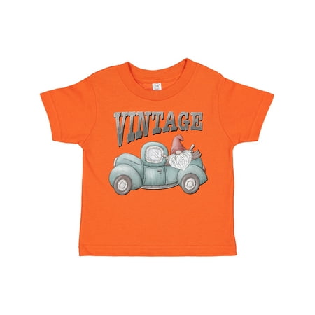 

Inktastic Vintage Pickup Truck with Gnome Gift Toddler Boy or Toddler Girl T-Shirt