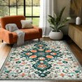 thumbnail image 6 of Socofuz Area Rugs 5x7 Washable Cozy Bedroom Carpets for Bedroom Living Room Indoor Home Decor Vintage Green, 6 of 9