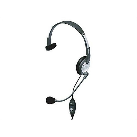 Andrea Communications NC-181VM USB On-Ear Monaural Computer Headset with Noise-canceling Microphone, in-line Volume/Mute Controls, and Built-in External Sound Card and USB Plug