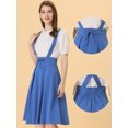 thumbnail image 2 of INSPIRE CHIC Vestido General De Cintura Elástica Con Tirantes Y Tirantes Para Mujer Azul XL, 2 of 5