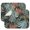 Tropical Pal, variant on 2pcs Paisley Boho Kitchen Drying Mat Super Absorbent Microfiber Dish Drying Pad Vintage Floral Countertop Mat Heat Resistant Foldable