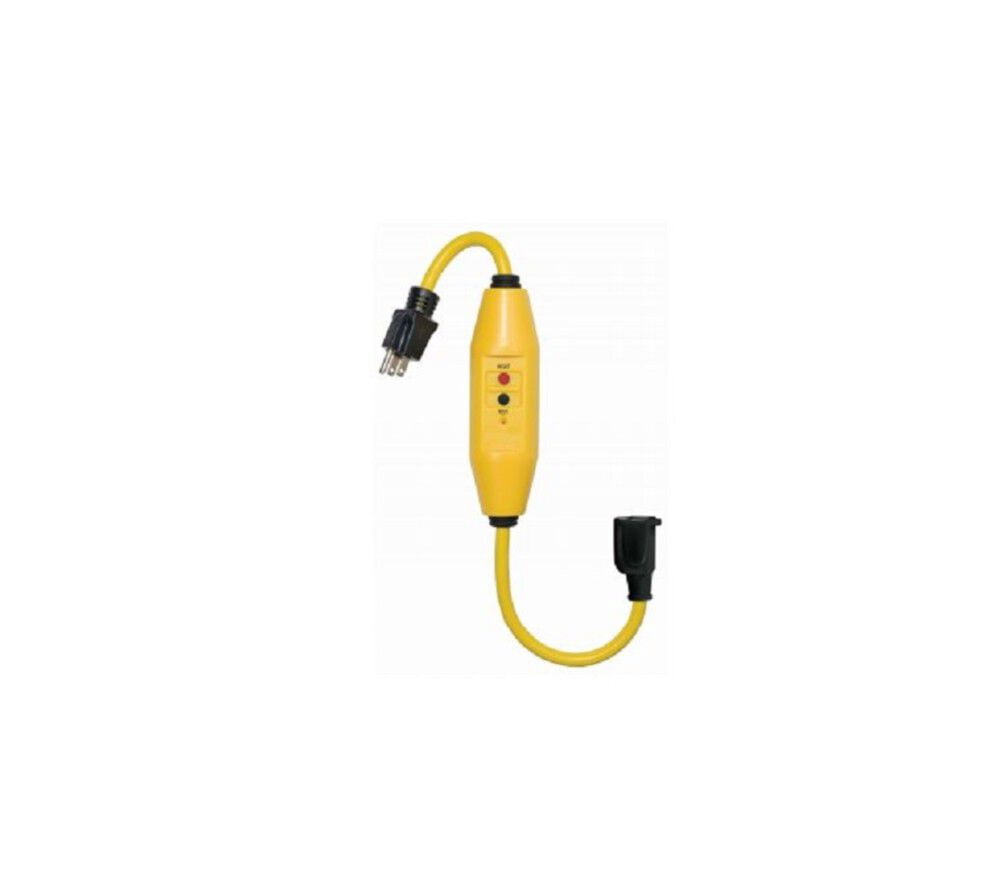 Tower Mfg In-Line Gfci With 1 Outlet And 18 In. Cord