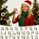 thumbnail image 1 of mfyjkho Adornos con letras para árbol de Navidad, 26 colgantes acrílicos del alfabeto para decorar fiestas, juego de 26, 1 of 6