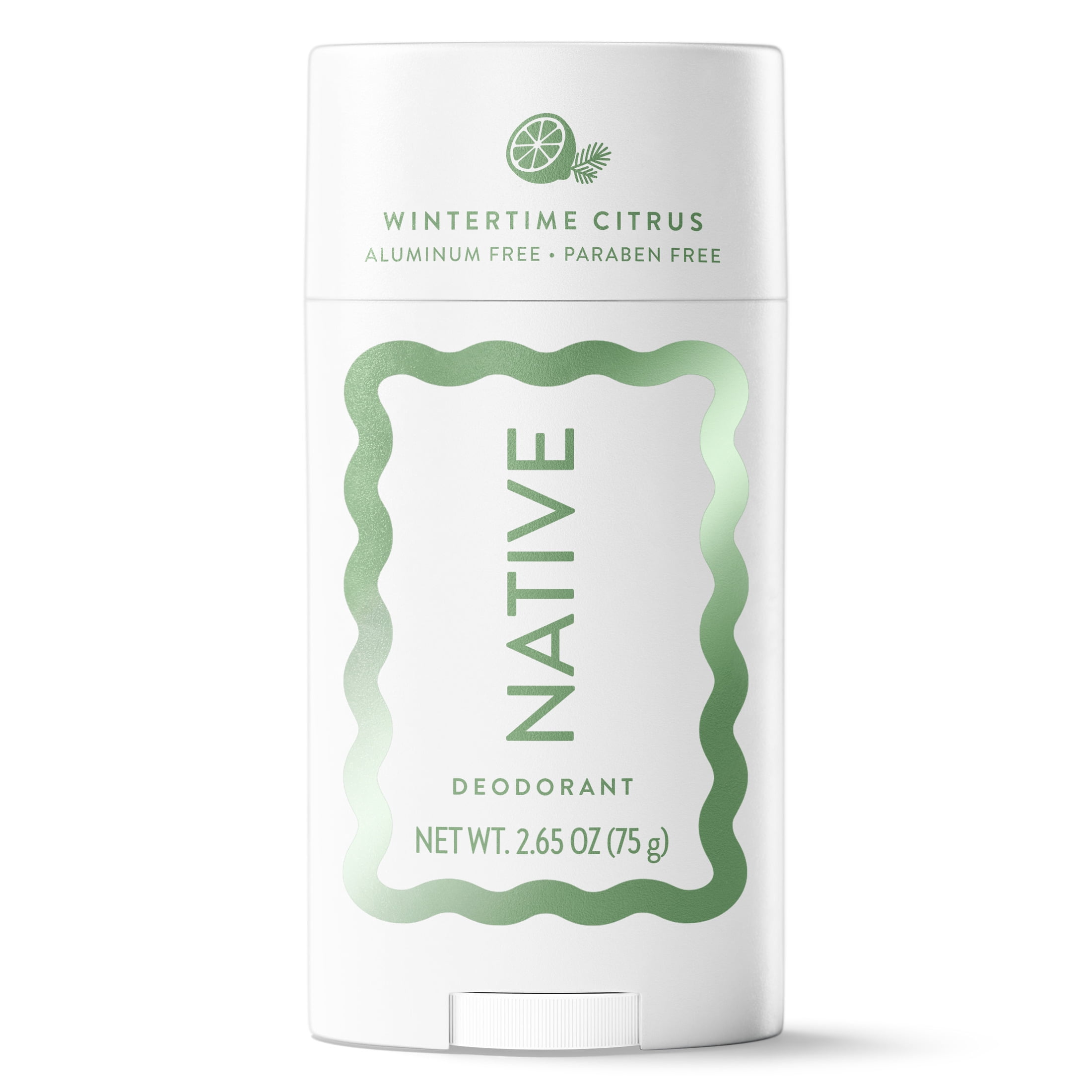 Native Aluminum Free Deodorant, Wintertime Citrus, 2.65 oz, Holiday Deodorant