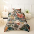 thumbnail image 2 of Homewish Watercolor Tie Dye Twin Duvet Cover,Abstract Grunge Twin Bedding,Reversible,2-Piece,1 Duvet Cover and 1 Pillowcase, 2 of 6