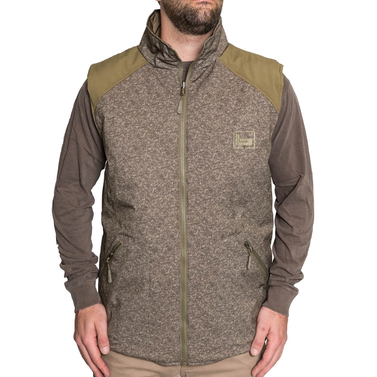 Banded Reversible Sweater Vest Spanish 