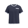 thumbnail image 4 of Camiseta Casual de Manga Corta con Cuello Tripulado 100% Fibra de Poliéster, Lavable en Máquina, Versátil para el Uso Diario, 4 of 6