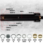 Valor Fitness Olympic Deadlift Bar – Max Weight 1200lbs - 45lb - 90.5 in - 27 mm- Heavy Duty Powerlifting Strongman Gym Equipment Meets IPF Standards