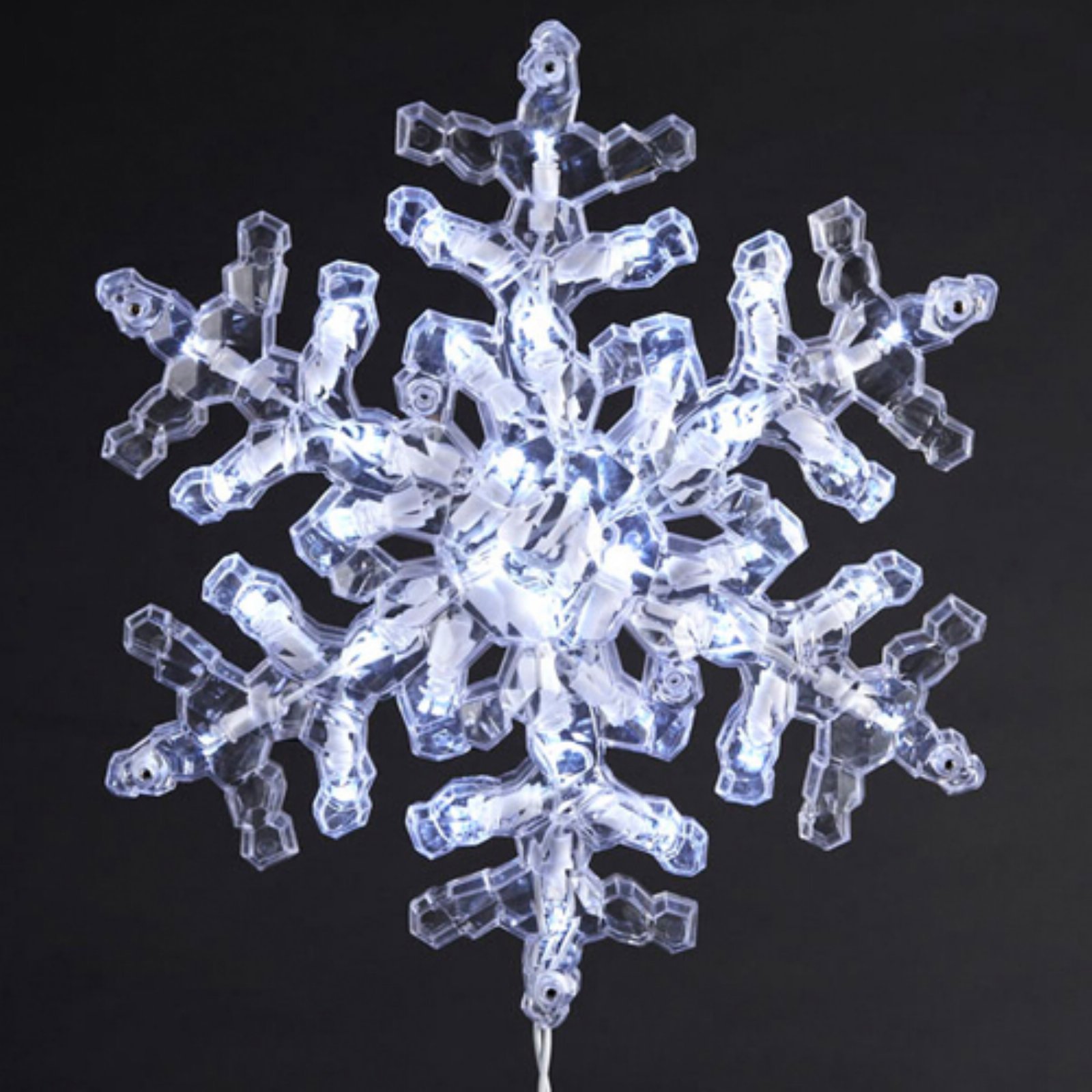 Outdoor large led lighted santa reindeer for commercial christmas light displays 35 ct. 12 in. Crystal Snowflake Lights - Set of 2 - Walmart.com - Walmart.com