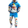 thumbnail image 4 of BdTemWBs Xmas Track Suits For Men 2 Piece Hoodies With Sweatpants Sets Casual Running Jogging Sport Comfort Suit Sets (Blue,XXL), 4 of 4