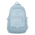 thumbnail image 2 of Clearance Under $10 Laptop Backpack,Multiple Pockets & Water-Resistant,for Travel & Daily Use,1pc,Blue, 2 of 9