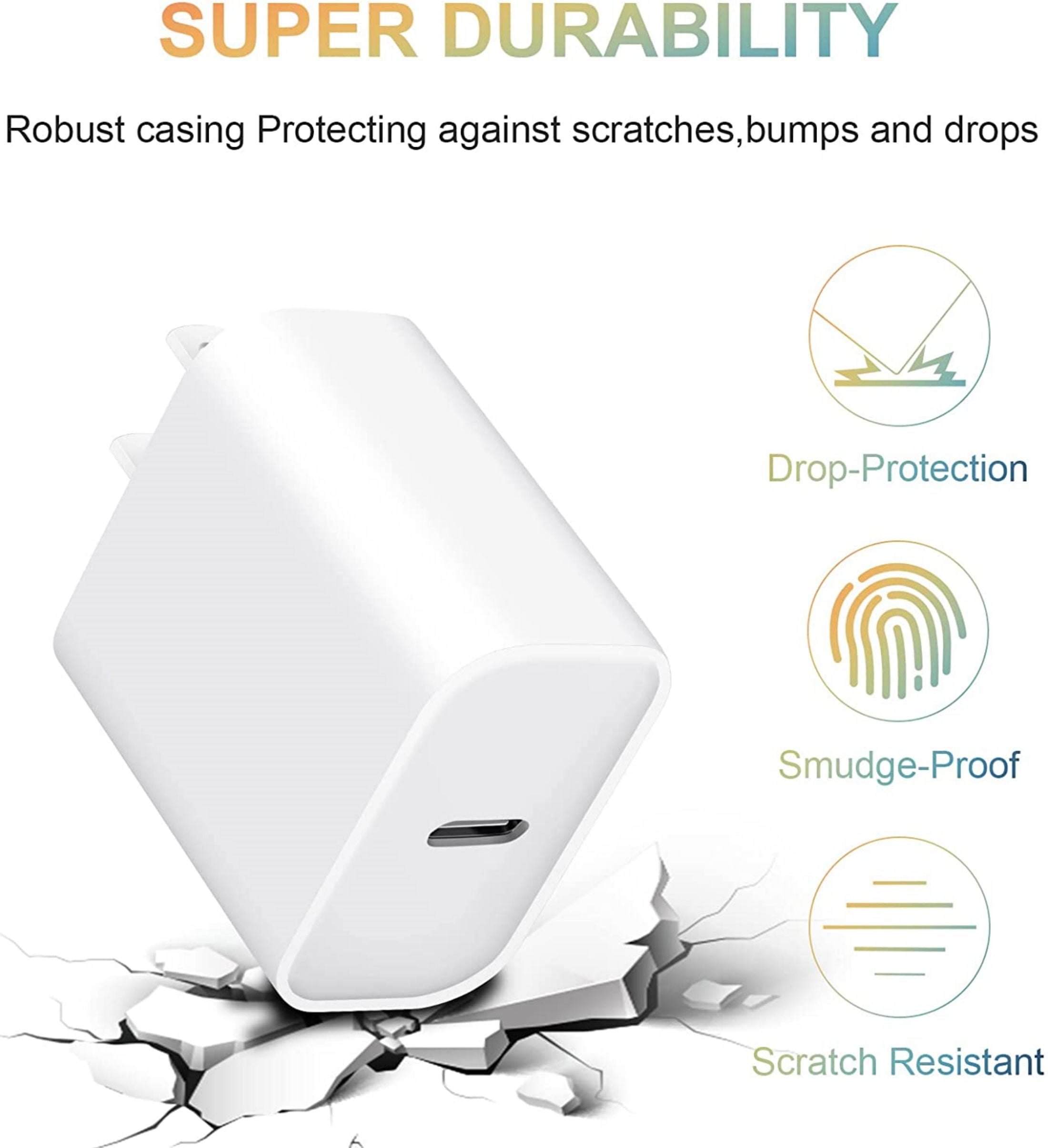 2 Pack USB C Wall Charger-Block 20W PD Power Adapter Compatible with iPhone 13/13 Mini/13 Pro/13 Pro Max/12/11 iPad Pro/Mini Google Pixel 4/3 Samsung Galaxy S20 S10 and More