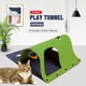 thumbnail image 4 of Gatitos Gatos Túnel DIY Tela de fieltro Ensamblar Túneles de juego de mascotas de juguete Irfora Verde, 4 of 7