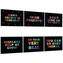 Koyal Wholesale Classic Rainbow Motivational Classroom Banner Sign for Teachers, Door, Wall Decor, Inspirational, 2-Pk