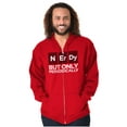 thumbnail image 5 of Periodically Nerdy Chemistry Science Zip Up Hoodie Men's Women's Brisco Brands M, 5 of 6