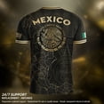 thumbnail image 3 of Mexico Soccer Jersey - Mexico Aztec Mayan Calendar for 2026 Soccer Game Fans, Mexico Team Soccer Jersey for Men White 3XL, 3 of 11