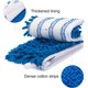 thumbnail image 3 of Paquete de 3 recambios de fregona compatibles con fregona de microfibra, cabezales de fregona de repuesto para uso seco/húmedo, lavable a máquina de doble cara para limpieza de todas las sup, 3 of 5