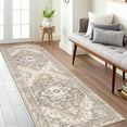 thumbnail image 6 of 2 x6ft Washable Hallway Runner Rugs, Non-Slip Soft Kitchen Rug Runner Laundry Room Rug, Vintage Floor Runner for Kitchen Entryway Laundry Room, 6 of 7