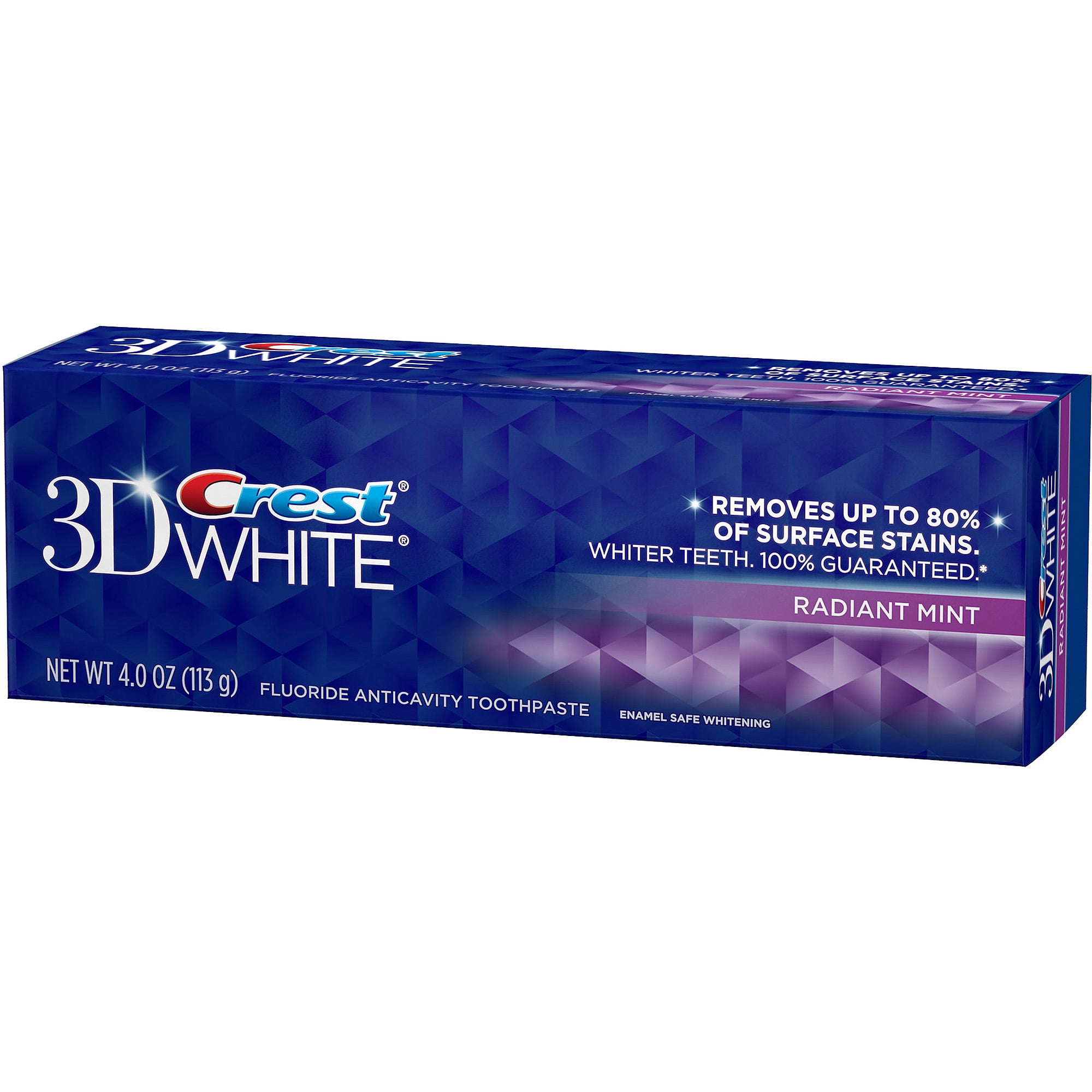Crest 3D White Radiant Mint Whitening Toothpaste, 4 Oz