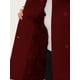 thumbnail image 5 of Abrigo Largo De Invierno Con Cuello Peter Pan Y Doble Botonadura Para Mujer Borgoña XL, 5 of 6