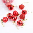 thumbnail image 5 of HUONA 24pcs Christmas Ball Set Christmas Balls Ornaments Shatterproof Christmas Hanging Balls for Xmas Tree Holiday Party Red, 5 of 7