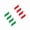 Italian three colors, variant on 4pcs Car B Pillar Motorcycle Body Stickers Italian French German Flag Color PVC Decals